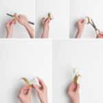 DIY manualidad anillo de papel