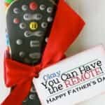 manualidades para niños – dia del padre – mando a distancia
