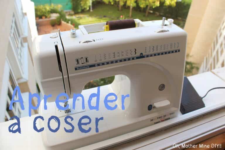 aprender a coser con una máquina de coser automática