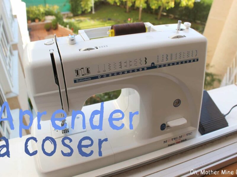 aprender a coser con una máquina de coser automática