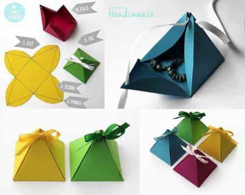 cajas de regalo pirámide