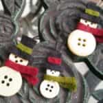 decoracion navidad con botones 15