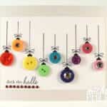 decoracion navidad con botones 16