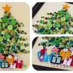decoracion navidad con botones 4