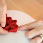 rosas de fieltro 9