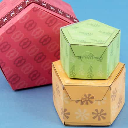 Cómo crear una caja pentagonal que sirva para almacenamiento