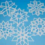 Los más bonitos copos de nieve creados en papel 1
