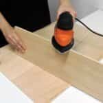 Estanteria para el recibidor – DIY -Lijar madera mouse 2