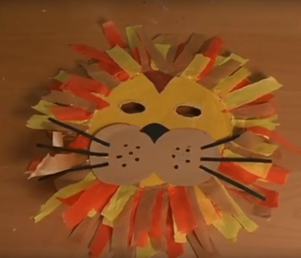 Hacer una máscara de león para carnaval