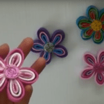 flores de goma Eva