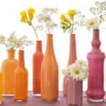 manualidades con jarrones de cristal
