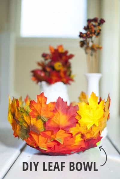 10 manualidades con hojas de otoño ¡que te encantarán!