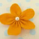 flores de fieltro