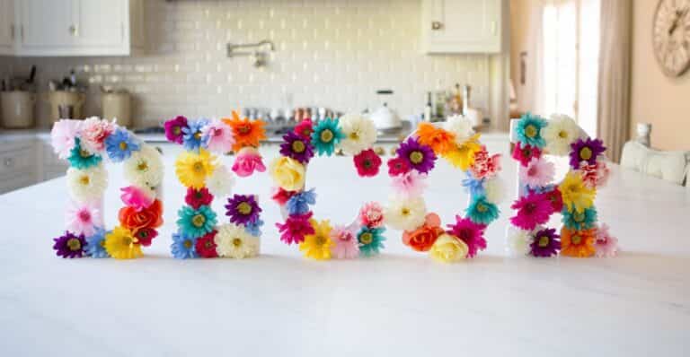 decorar letras en 3D