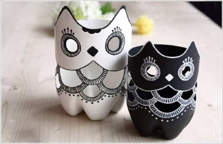 Manualidades con botellas de plástico recicladas